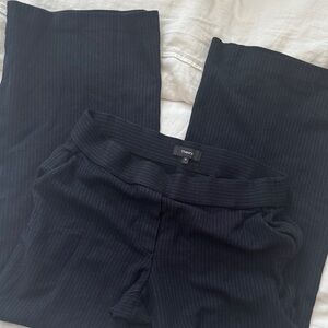 Theory Dark Pinstripe Trousers